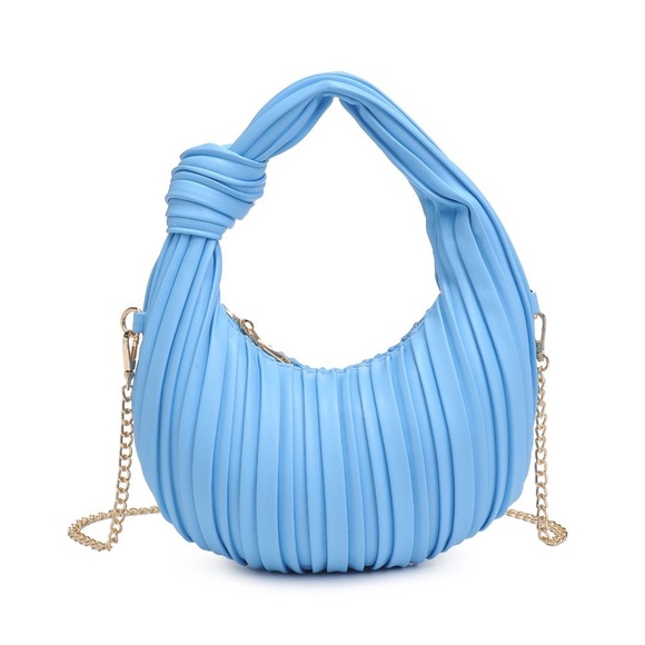 Luxor Pleated Vegan Leather Bag - Picture 1 of 1